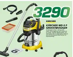 Coop Byggmix KÄRCHER WD 6 P GROVSTØVSUGER, NOK 3290 tilbud