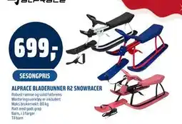 Coop Obs ALPRACE BLADERUNNER R2 SNOWRACER, NOK 699 tilbud