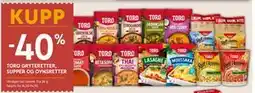 Coop Mega TORO GRYTERETTER, SUPPER OG OVNSRETTER tilbud