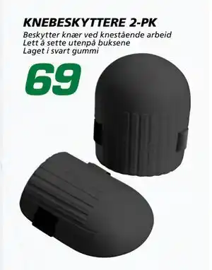 Coop Byggmix KNEBESKYTTERE 2-PK, NOK 69 tilbud