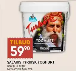 Coop Mega SALAKIS TYRKISK YOGHURT, NOK 59.9 tilbud