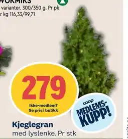 Coop Mega Kjeglegran, Medlemspris tilbud