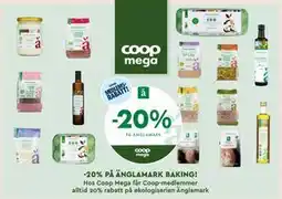 Coop Mega 20 % PÅ ÄNGLAMARK BAKING! tilbud