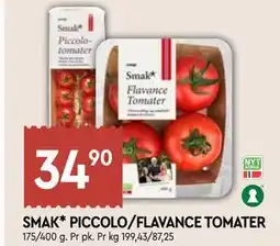 Coop Mega SMAK* PICCOLO/FLAVANCE TOMATER, NOK 34.9 tilbud