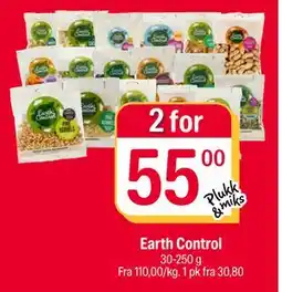 Coop Extra Earth Control, NOK 55 tilbud