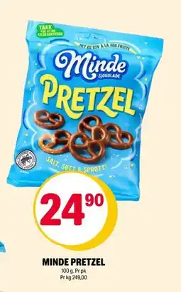 Coop Extra MINDE PRETZEL, NOK 24.9 tilbud