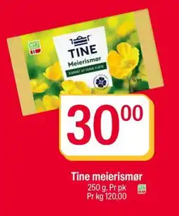 Coop Extra Tine meierismør, NOK 30 tilbud