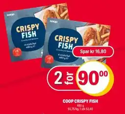 Coop Extra COOP CRISPY FISH, NOK 90 tilbud