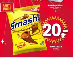 Coop Extra NIDAR SMASH, NOK 20 tilbud