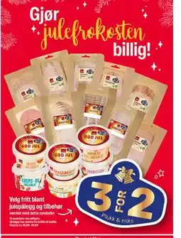 Coop Extra Velg fritt blant julepålegg og tilbehør tilbud