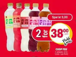 Coop Extra COOP FRII, NOK 38 tilbud