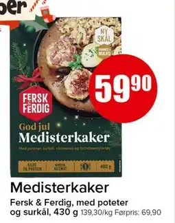 Spar Medisterkaker, NOK 59.9 tilbud