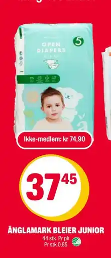 Coop Extra ÄNGLAMARK BLEIER JUNIOR, NOK 74.9, Medlemspris tilbud