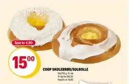 Coop Extra COOP SKOLEBRØD/SOLBOLLE, NOK 15 tilbud