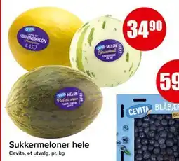 Spar Sukkermeloner hele, NOK 34.9 tilbud