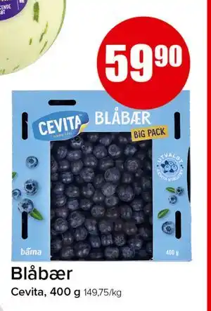 Blåbær, NOK 59.9