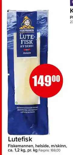 Spar Lutefisk, NOK 149 tilbud