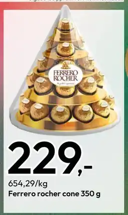 Gigaboks Ferrero rocher cone 350 g, NOK 229 tilbud