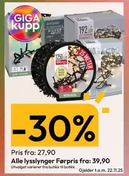 Gigaboks Alle lysslynger Førpris fra: 39,90 tilbud