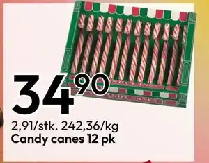 Gigaboks Candy canes 12 pk, NOK 34.9 tilbud