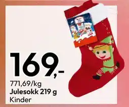 Gigaboks Julesokk 219 g, NOK 169 tilbud