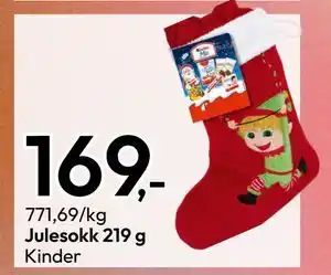 Gigaboks Julesokk 219 g, NOK 169 tilbud