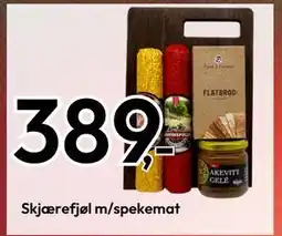 Gigaboks Skjærefjøl m/spekemat, NOK 389 tilbud