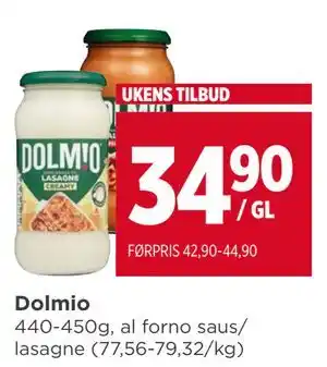 Dolmio, NOK 34.9