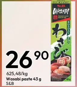 Gigaboks Wasabi paste 43 g, NOK 26.9 tilbud