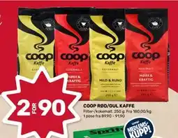 Matkroken COOP RØD/GUL KAFFE, NOK 90 tilbud