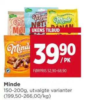 Meny Minde, NOK 39.9 tilbud