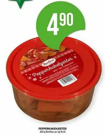 Kiwi Pepperkakehjerter tilbud