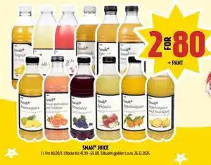 SMAK* JUICE, NOK 80