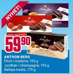 Europris ANTHON BERG, NOK 59.9 tilbud