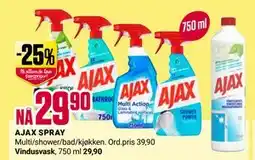 Europris AJAX SPRAY, NOK 29.9 tilbud