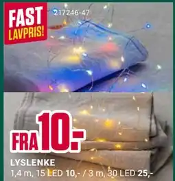 Europris LYSLENKE tilbud