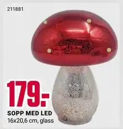 Europris SOPP MED LED, NOK 179 tilbud