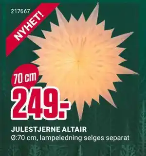 JULESTJERNE ALTAIR, NOK 249