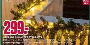 STRANDA GIRLANDER STARTSETT, NOK 299