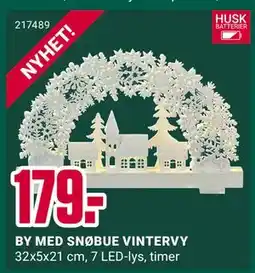 Europris BY MED SNØBUE VINTERVY, NOK 179 tilbud