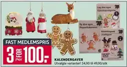 Europris KALENDERGAVER, Medlemspris tilbud