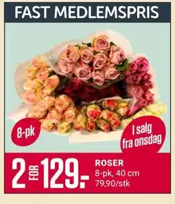 Europris ROSER, Medlemspris tilbud