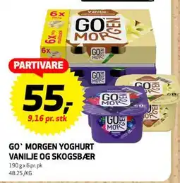 Bunnpris GO` MORGEN YOGHURT, NOK 55 tilbud