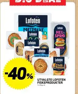 Bunnpris UTVALGTE LOFOTEN FISKEPRODUKTER tilbud