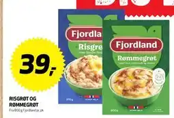 Bunnpris Risgrøt og Rømmegrøt, NOK 39 tilbud