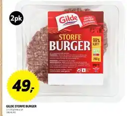 Bunnpris GILDE STORFE BURGER, NOK 49 tilbud