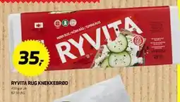 Bunnpris RYVITA RUG KNEKKEBRØD, NOK 35 tilbud