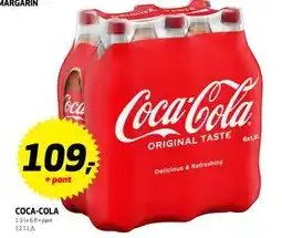 Bunnpris COCA-COLA, NOK 109 tilbud