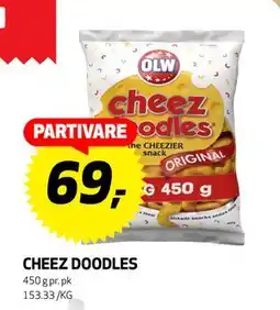 Bunnpris CHEEZ DOODLES, NOK 69 tilbud