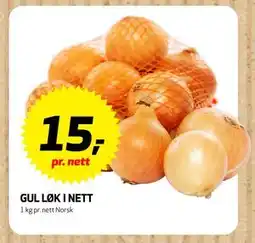 Bunnpris GUL LØK I NETT, NOK 15 tilbud